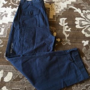 Hilfiger Cargo Pants Blue Logo 36X32